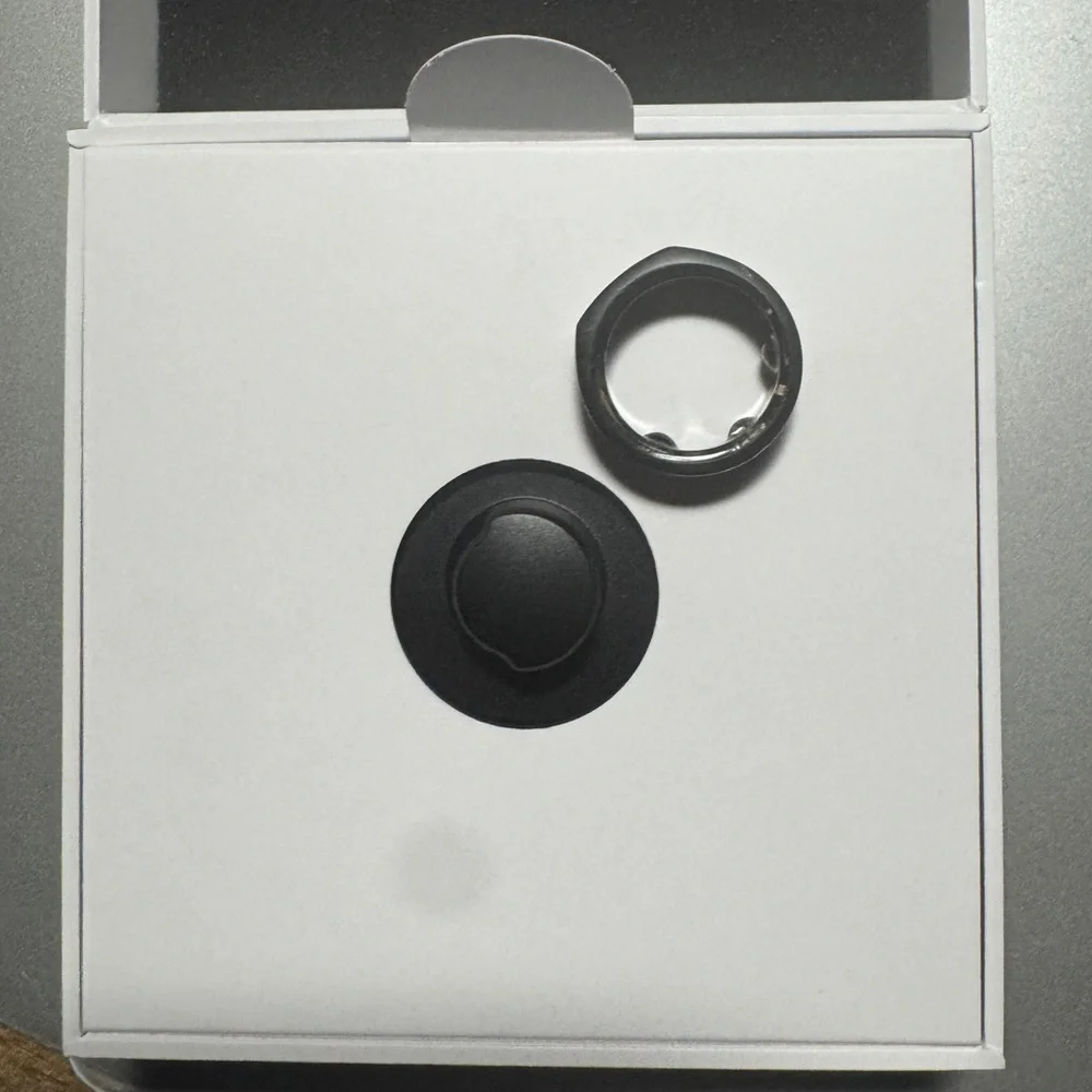 Oura Heritage Ring - Gen3-STEALTH Size 8 - Picture 3 of 6